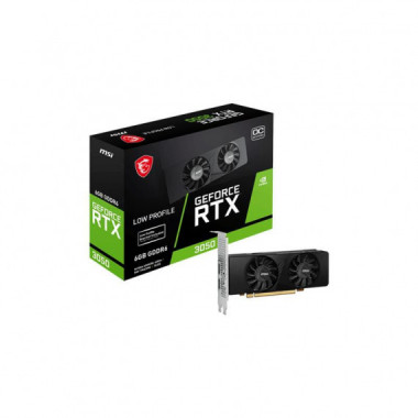 Tarjeta de Video MSI RTX3050 Oc Lp 6GB GDDR6 Pcie 4.0