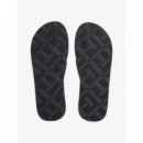 Chanclas con Tiras Acolchadas E Inscripción de TOMMY HILFIGER