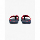 Chanclas con Tiras Acolchadas E Inscripción de TOMMY HILFIGER