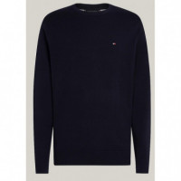 TOMMY HILFIGER - Essential Cotton Crew Neck - DW5 - F|MW0MW14748/DW5 - Guanxe Atlantic Marketplace