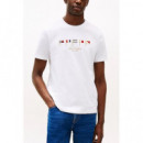 TOMMY HILFIGER - Hilfiger Multi Flags Tee - Ybr - F|MW0MW38616/YBR