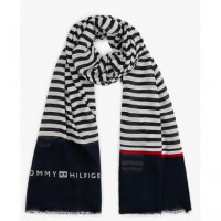 TOMMY HILFIGER - Essential Flag Scarf - DW6 - F|AW0AW17142/DW6