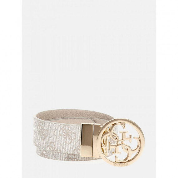 Noelle Adj & Rev Pant Belt H35 Bone Logo  GUESS