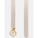 Noelle Adj & Rev Pant Belt H35 Bone Logo  GUESS