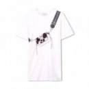 Vestido con Bandolera Estampada Kids  MARC JACOBS