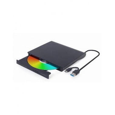 GEMBIRD Lector Cd/dvd Externo USB DVD-USB-03 Negro