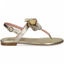 Rsclava Flor Piel Platino  PRETTY BALLERINAS