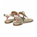 Rsclava Flor Piel Platino  PRETTY BALLERINAS