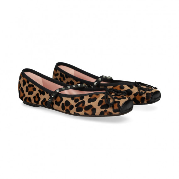 Bailarina Tira Tachas Leopardo  PRETTY BALLERINAS
