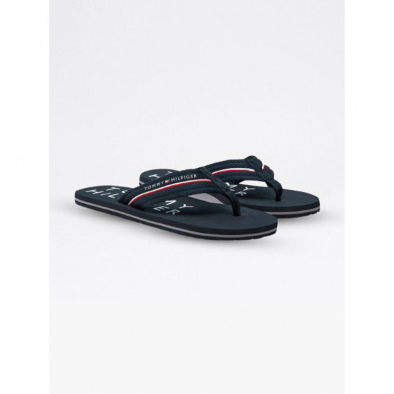 Chanclas Distintivas con Logos de TOMMY HILFIGER
