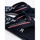 Chanclas Distintivas con Logos de TOMMY HILFIGER