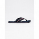 Chanclas Distintivas con Logos de TOMMY HILFIGER
