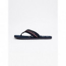 Chanclas Distintivas con Logos de TOMMY HILFIGER