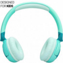 JBL Junior 320BT Auricular Inalámbrico Infantil con Control Parental Verde