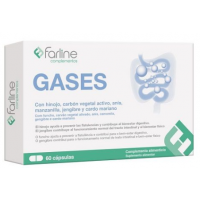 FARLINE Complemento Gases 60 Capsulas