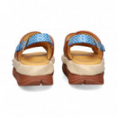 Sandalia Cruzada Piel Marron  4CCCCEES