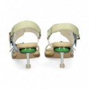 Sandalia 2 Hebillas Piel Multi Blanco  4CCCCEES