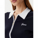 Vestido Jersey Mini Fit-and-flare de GUESS