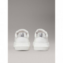 Chunky Cupsole Low Mg Bright White/silve  CALVIN KLEIN