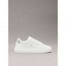 Chunky Cupsole Low Mg Bright White/silve  CALVIN KLEIN