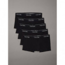 Nos Pack 5 Boxers Negros  CALVIN KLEIN