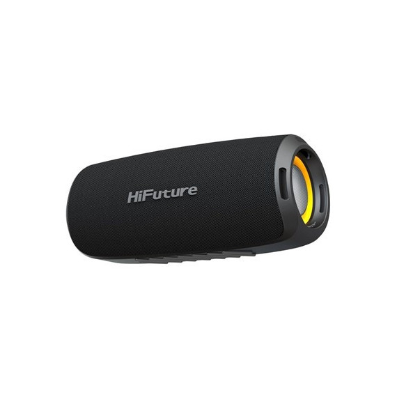 HIFUTURE Altavoz Portatil BLUETOOTH Gravity Negro 45W con Luz Led Rgb IPX7