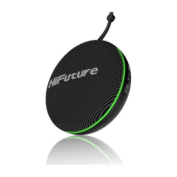 HIFUTURE Altavoz Portatil BLUETOOTH Altus Negro 10W Resistente Al Agua IPX7