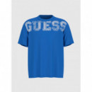 Camiseta Oversize Bugler de GUESS