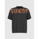 Camiseta Oversize Bugler de GUESS