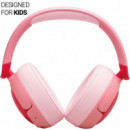 Auriculares BLUETOOTH JBL Junior 470NC con Cancelación de Ruido Rosa