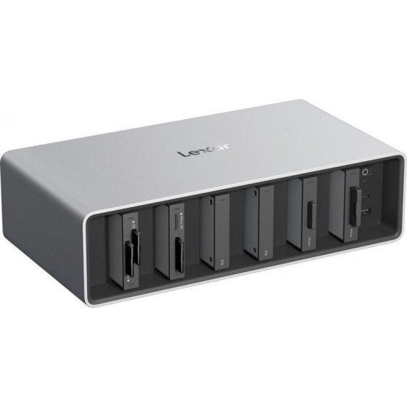 LEXAR Workflow Pro 6 Bay Module con Thunderbolt 4 Uplink ( Compatible con Workflow Readers & Ssd Drives )