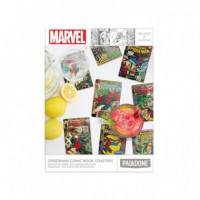 Pack 8 posavasos portadas comics Spiderman