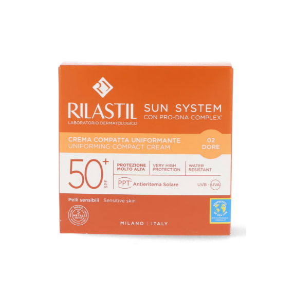 RILASTIL Sun System 50+ Compacto Dore SPF50