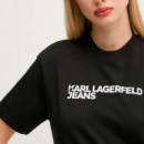 Camiseta con Logotipo  KARL LAGERFELD JEANS