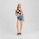 Pantalones Cortos Vaqueros Desgastados  KARL LAGERFELD JEANS