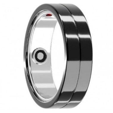 MAXCOM Anillo Inteligente MR100 Talla 11/65/ 20.7 Mm Negro Notificaciones / Frecuencia Cardiaca
