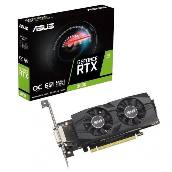 ASUS Tarjeta Grafica Geforce Rtx 3050 Lp Brk Oc Edition 6GB GDDR6