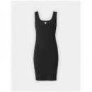 Vestido GUESS Negro Logo