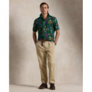 20/1 Printed Mesh-ssl-psh Green  RALPH LAUREN