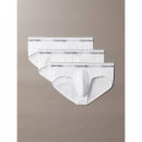 Nos Tripack Slip Blanco  CALVIN KLEIN