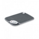 BEURER Almohadilla Electrica de Calor Hk Special Edition Tejido Felpa Gris Lavable 44X33CM Transpir