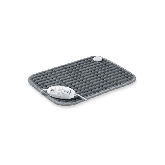 BEURER Almohadilla Electrica de Calor Hk Special Edition Tejido Felpa Gris Lavable 44X33CM Transpir