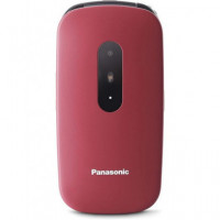 PANASONIC Telefono Movil de Tapa con Sos KX-TU446 Granate