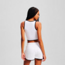 Camiseta sin Mangas con Detalle de Ribete  KARL LAGERFELD JEANS