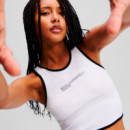 Camiseta sin Mangas con Detalle de Ribete  KARL LAGERFELD JEANS