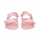 Sandalia 2 Hebillas Goma Rosa  GARVALIN