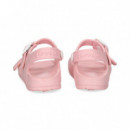 Sandalia 2 Hebillas Goma Rosa  GARVALIN