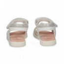 Sandalia Corazon Gris+blanco  GARVALIN