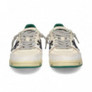 Dep.piel+craquelado Verde+blanco  PREMIATA