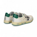 Dep.piel+craquelado Verde+blanco  PREMIATA